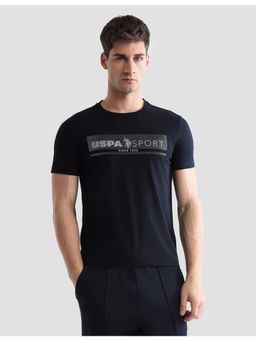 U.S. POLO ASSN. - Active Sports Men's Brand Embossed Regular Fit Active T-Shirt - Blue