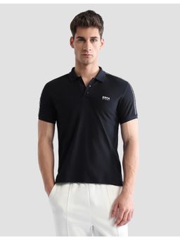 U.S. POLO ASSN. - Active Sports Men's Solid Regular Fit Active Polo T-Shirt - Blue