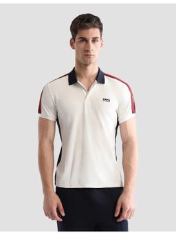 U.S. POLO ASSN. - Active Sports Men's Solid Regular Fit Active Polo T-Shirt - White