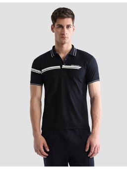 U.S. POLO ASSN. - Active Sports Men's Solid Regular Fit Active Polo T-Shirt - Blue