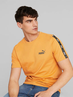 Puma - Ess Tape Mens Orange T-Shirt