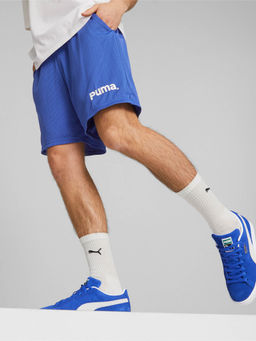 Puma - Team Mesh Mens Blue Shorts