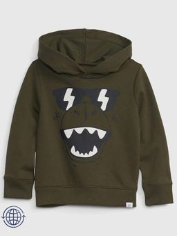 GAP - Boys Graphic Print Hooded Sweatshirt