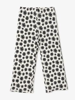 GAP - Girls Mid-Rise Straight-Fit Floral Trousers