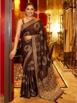 Nyri - Printed Cotton Silk Saree with Unstitched Blouse
