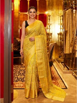 Nyri - Printed Cotton Silk Saree with Unstitched Blouse