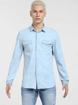 Jack & Jones - Blue Slim Fit Shirt
