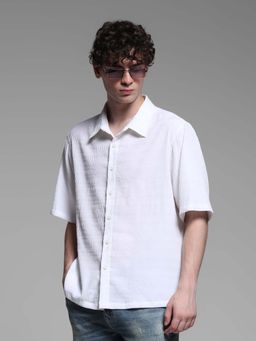 Jack & Jones - Men Oversized White Shirt