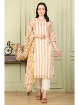 W - Floral Printed Kurta with Pant and Dupatta (Set of 3)