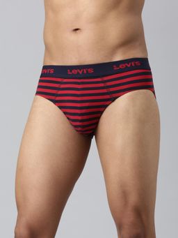 Levi's - 005 Striped Brief for Men with Comfort & Smart Skin Technology Multicolor