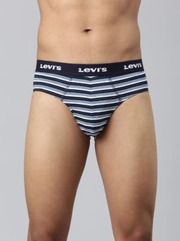 Levi's - 005 Striped Brief for Men with Comfort & Smart Skin Technology Multicolor