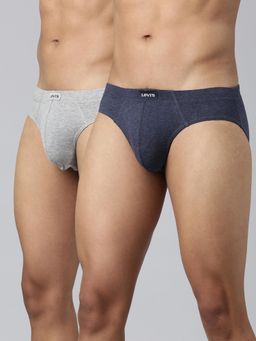 Levi's - 011 Comfort Brief for Men with Comfort & Smart Skin Technology Multicolor (Pack of 2)