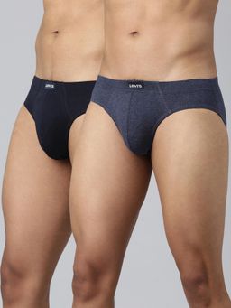 Levi's - 011 Comfort Brief for Men with Comfort & Smart Skin Technology Multicolor (Pack of 2)