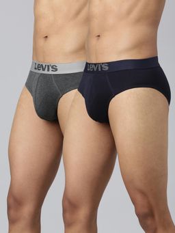 Levi's - 017 Brief for Men with Comfort & Smart Skin Technology Multicolor (Pack of 2)