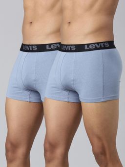 Levi's - 067 Active Trunk for Men with Comfort & Smart Skin Technology Blue (Pack of 2)