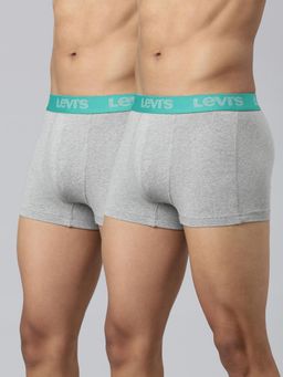 Levi's - 067 Active Trunk for Men with Comfort & Smart Skin Technology Grey (Pack of 2)