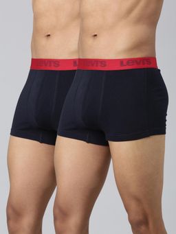 Levi's - 067 Active Trunk for Men with Comfort & Smart Skin Technology Navy Blue (Pack of 2)