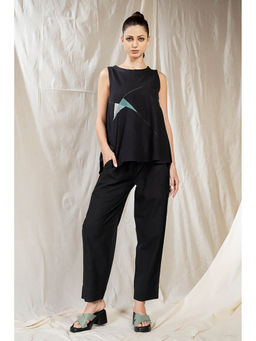 Thread Game - Eco Angles Conscious Living Applique Black Co-Ord Set