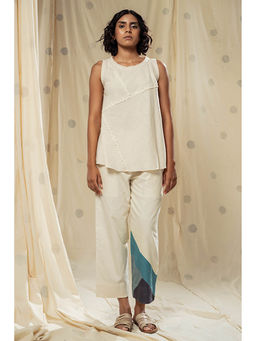 Thread Game - Simple Essence Beige Lifestyle Timeless Spaghetti Top with Pant