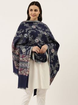 Pashmoda - Women Blue Kaani Wool Shawl
