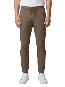 R&B - Brown Solid Men Regular Fit Joggers