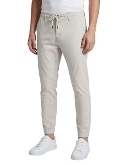 R&B - Off White Solid Men Regular Fit Joggers