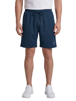 R&B - Teal Regular Fit Textured Mid Rise Men Shorts