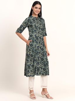 Divena - Women Multi-Color Floral Kurta