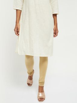 max - Women Solid Knitted Churidar