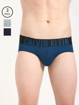 Calvin Klein - Men Multi-Color Solid Briefs (Pack of 3)