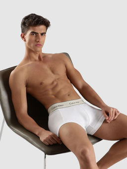 Calvin Klein - Men Multi-Color Solid Trunks (Pack of 3)