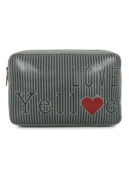 Yelloe - Olive Green Printed Sling Bag