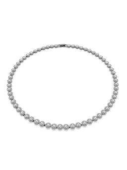 SWAROVSKI - Ruthenium Plated Round Cut Una Angelic Necklace