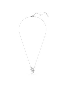 SWAROVSKI - Rhodium Plated Mixed Cuts White Hyperbola Necklace