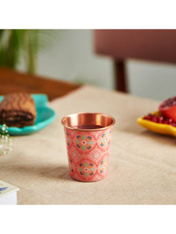 Chumbak - Moroccan Tile Copper Tumbler- Small