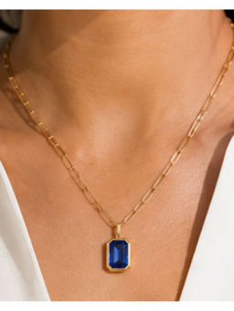 Shopsiiri - Emerald Cut Crystal Pendant Necklace for Women