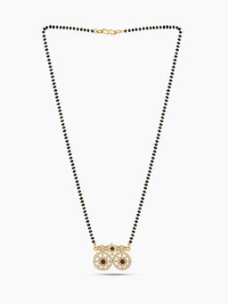 SWASHAA - Suman Chakra Diamond Bond Gold Mangalsutra