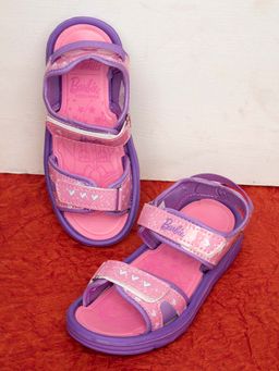 Kidsville - Official Barbie Printed Pink Girls Sandals