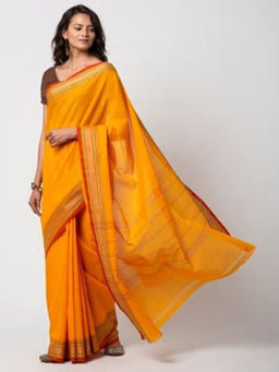Fabindia - Cotton Chettinad Woven Sari
