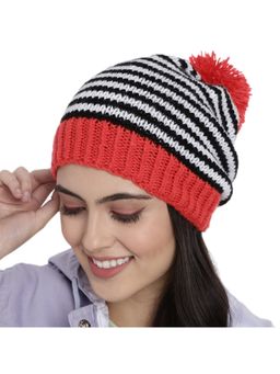 Magic Needles - Striped Beanie Cap