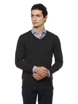 Simon Carter - Men Grey Sweater