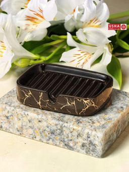 USHA SHRIRAM - Pack of 2 Soap Case Black