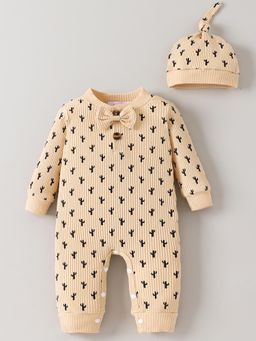 Hopscotch - Unisex All-Over Print Bodysuit with Cap