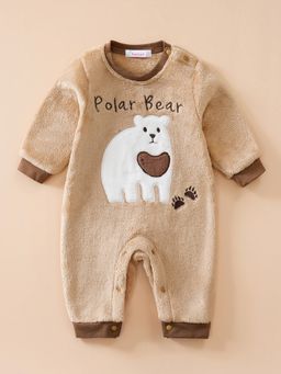 Hopscotch - Polar Bear Fleece Bodysuit