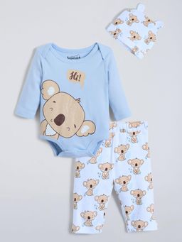 Hopscotch - Unisex Blue Koala Cotton Pant