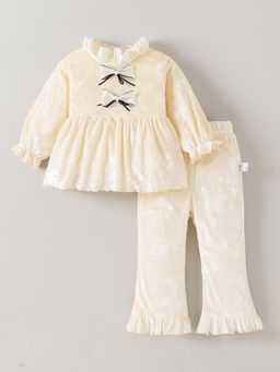 Hopscotch - Bow Applique Pant