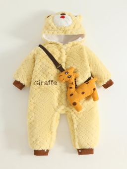 Hopscotch - Giraffe Embroidered Bodysuit with Sling Bag