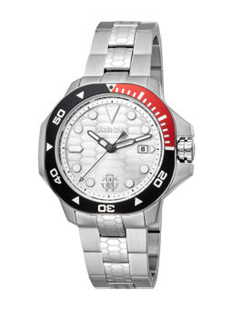 Roberto Cavalli - Silver Dial Men Watch RC5G044M0015 (Medium)