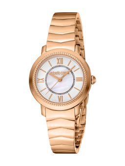 Roberto Cavalli - Silver & White Mop Dial Women Watch RC5L056M0075 (Medium)