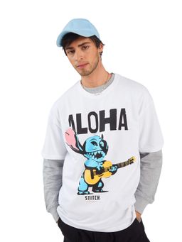 Bonkers Corner - Men White Cotton Graphic Oversized Fit T-Shirt